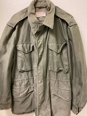 US Army Field Jacket OG-107 m-51 Cold Weather Coat  Military Size Medium Korea